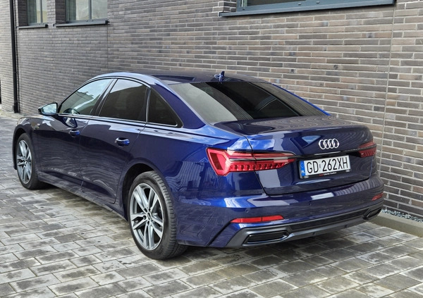 Audi A6 cena 143500 przebieg: 135000, rok produkcji 2021 z Tczew małe 407